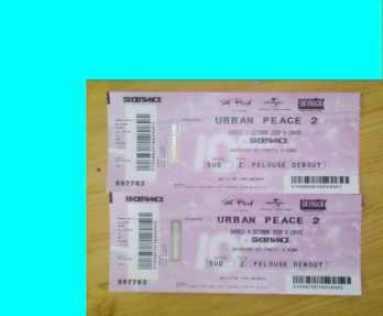 Foto: Sells Bilhetes do concert URBAN PEACE 2 - STADE DE FRANCE