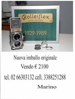 Foto: Sells Câmera ROLLEIFLEX - 2.8 GX EDITION