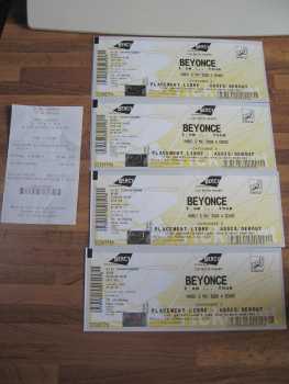 Foto: Sells Bilhete do concert CONCERT BEYONCE - BERCY