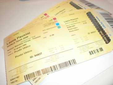 Foto: Sells Bilhetes do concert LAURA PAUSINI WORLD TOUR 09 @ FIRENZE (2 GIUGNO) - NELSON MANDELA FORUM