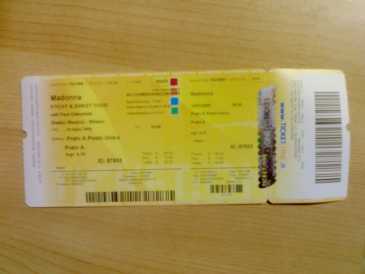 Foto: Sells Bilhete do concert CONCERTO MADONNA 14 LUGLIO - MILANO