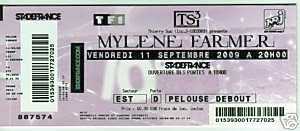 Foto: Sells Bilhetes do concert CONCERT MYLENE FARMER - STADE DE FRANCE - PARIS