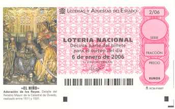 Foto: Sells Objeto LOTERIA NACIONAL ESPANOLA - LOTERIA - LOTERIA NACIONAL ESPANOLA