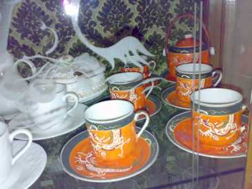 Foto: Sells Ceramics SERVIZIO CAFFE CON DECORAZIONI DRAGO