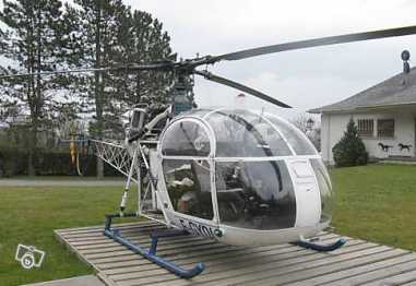 Foto: Sells Planos, ULM e helicóptero ALOUETTE - ALOUETTE II