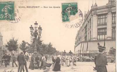 Foto: Sells Selos/cartõe postan RARE CPA 14/18 DE BELFORT