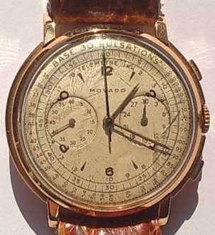 Foto: Sells Relógio Homens - MOVADO - MOVADO CRONO 1943 ORO 18K