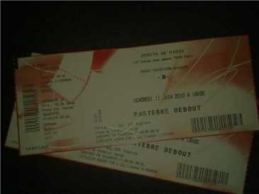 Foto: Sells Bilhete do concert M - ZENITH DE PARIS