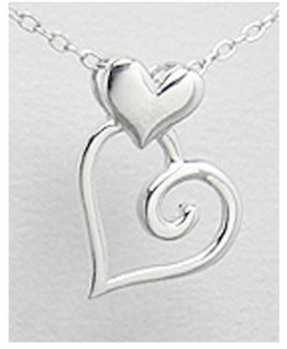 Foto: Sells Jóia Mulheres - PENDENTIF COEUR ARGENT 925 - PENDENTIF COEUR ARGENT 925 CHAINE OFFERTE