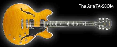 Foto: Sells Guitarra e instrumento da corda ARIA - ARIA TA-50QM