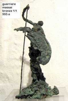 Foto: Sells Sculpture Bronze - GUERRIERE MASAI