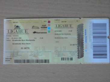 Foto: Sells Bilhetes do concert LIGABUE - PALAMAGGIO CASERTA