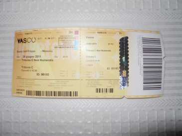Foto: Sells Bilhete do concert CONCERTO VASCO MESSINA 2011 - MESSINA STADIO SAN FILIPPO