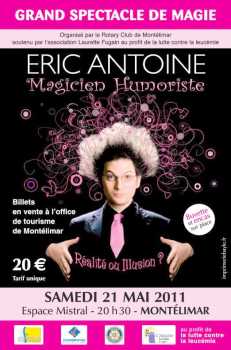 Foto: Sells Bilhetes do espetáculo ERIC ANTOINE MAGICIEN HUMORISTE - 26200 MONTELIMAR