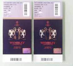Foto: Sells Bilhetes do esporte UEFA CHAMPIONS LEAGUE 2011 - LONDON, WEMBLEY