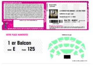 Foto: Sells Bilhete do concert CINE-CONCERT LES DEUX TOURS - LYON