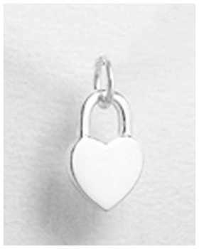 Foto: Sells Jóia Mulheres - PENDENTIF COEUR CADENAS ARGENT 15,00EUR - BIJOU PENDENTIF CEOUR CADENAS CHAINE ARGENT OFFERT