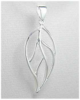 Foto: Sells Jóia Mulheres - PENDENTIF FEUILLE D'ARGENT 20,00EUR - PENDENTIF FEUILLE EN ARGENT CHAINE ARGENT OFFERTE