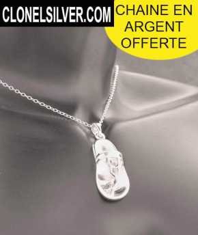 Foto: Sells Jóia Mulheres - PENDENTIF SANDALE ARGENT 20,00EUR - PENDENTIF SANDALE EN ARGENT CHAINE ARGENT OFFERTE