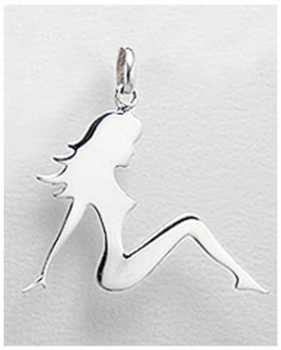 Foto: Sells Jóia Mulheres - PENDENTIF PIN UP EN ARGENT 25,00EUR - PENDENTIF FEMME SEXY CHAINE ARGENT OFFERTE