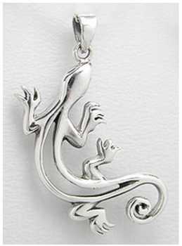 Foto: Sells Jóia Mulheres - PENDENTIF SALAMANDRE ARGENT 30,00EUR - PENDENTIF SALAMANDRE EN ARGENT + CHAINE ARGENT