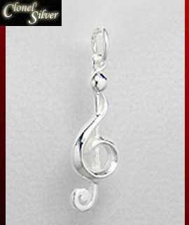 Foto: Sells Jóia Mulheres - PENDENTIF NOTE DE MUSIQUE 15,00EUR - PENDENTIF CLE DE SOL EN ARGENT + CHAINE ARGENT