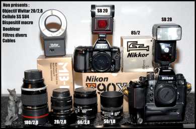 Foto: Sells Câmera NIKON - F4S ET F90 X PLUS OBJECTIFS
