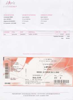 Foto: Sells Bilhetes do concert CONCERT LMFAO OLYMPIA - PARIS OLYMPIA