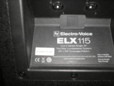 Foto: Sells Instrumentos da música ELECTRO VOICE - ELX115
