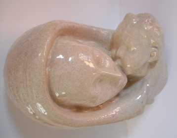 Foto: Sells Ceramic MADONNA CON BAMBINO / SCULTURA DI TERRACOTTA