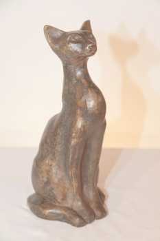 Foto: Sells Sculpture Bronze - CHAT EGYPTIEN