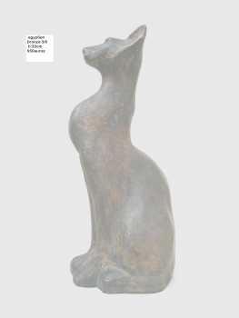 Foto: Sells Sculpture Bronze - CHAT EGYPTIEN