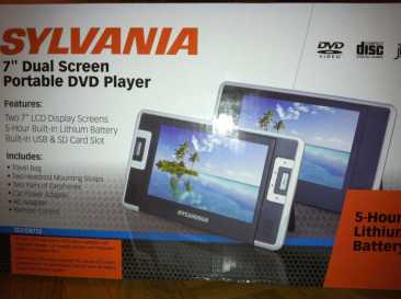 Foto: Sells Registradore do jogadore de DVD/VH SYLVANIA - PORTABLE DVD PLAYER