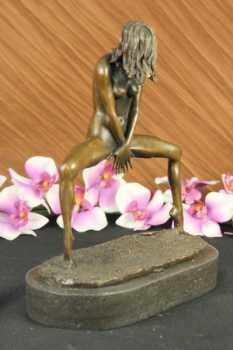 Foto: Sells Sculpture Bronze - WESTERN EXCELLENT BRONZE MARBLE  ART STATUE ORIGIN
