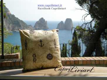 Foto: Sells Decoração CAPRILIVIART - CAPRILIVIART - CUSCINI CAPRI (HAND MADE IN CAPRI)