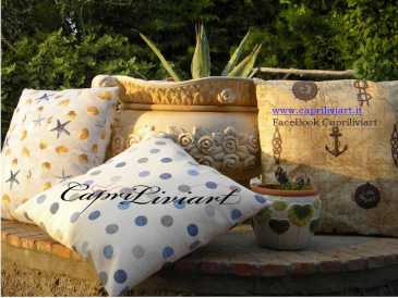 Foto: Sells Decoração CAPRILIVIART - CAPRILIVIART - CUSCINI CAPRI (HAND MADE IN CAPRI)