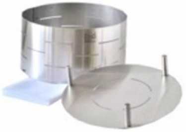 Foto: Sells Gastronomy e cozinhar STAINLESS STEEL MOLD AND FOLLOWER, CHEESE 1.200 G