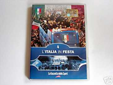 Foto: Sells 4 DVD 4 DVD L'ITALIE A LA COUPE DU MONDE 2006 - GAZZETTA DELLO SPORT