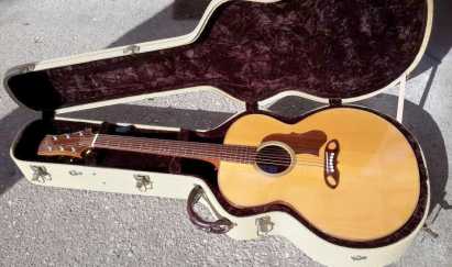 Foto: Sells Guitarra e instrumento da corda FRANCK CHEVAL JUMBO