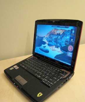 Foto: Sells Computadore de laptop ACER - ACER FERRARI 1000 LAPTOP WITH WINDOWS VISTA ULTIMA