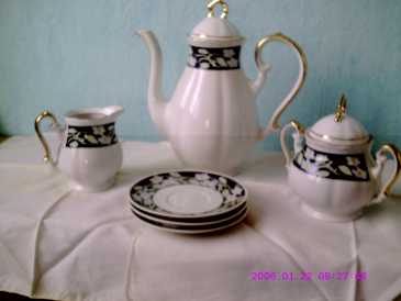 Foto: Sells Objetos SERVICE A CAFE ANCIEN - PORCELAINE DE CHINE - FLEURI