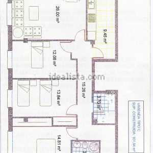 Foto: Sells Apartamento de 2 bedrooms 102 m2