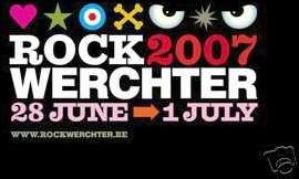 Foto: Sells Bilhete do concert WERCHTER ROCK FESTIVAL - LEUVEN