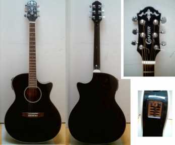 Foto: Sells Guitarra e instrumento da corda CRAFTER - EG140CEQ/BK