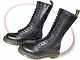 Foto: Sells Sapata Mulheres - DR.MARTENS 14 TROUS AVEC ZIP - NOIR