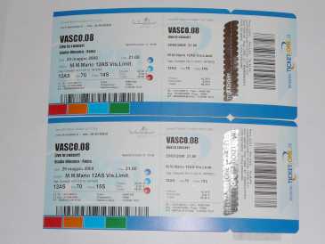 Foto: Sells Bilhetes do concert CONCERTO VASCO 29/05/08 - STADIO OLIMPICO ROMA