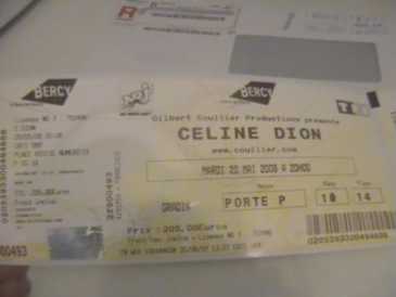 Foto: Sells Bilhetes do concert CONCIERTO CELINE DION - BERVY PARIS