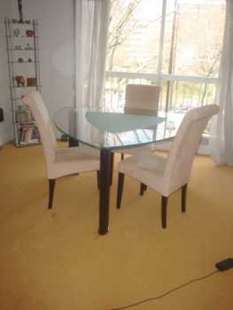 Foto: Sells Furniture CAP MAISON - TABLE EN BOIS ET VERRE + 3 CHAISES