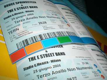 Foto: Sells Bilhetes do concert CONCERTO BRUCE SPRINGSTEEN 26 GIUGNO - MILANO STADIO SAN SIRO