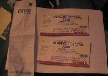 Foto: Sells Bilhete do concert MUSIC FESTIVALS - READING